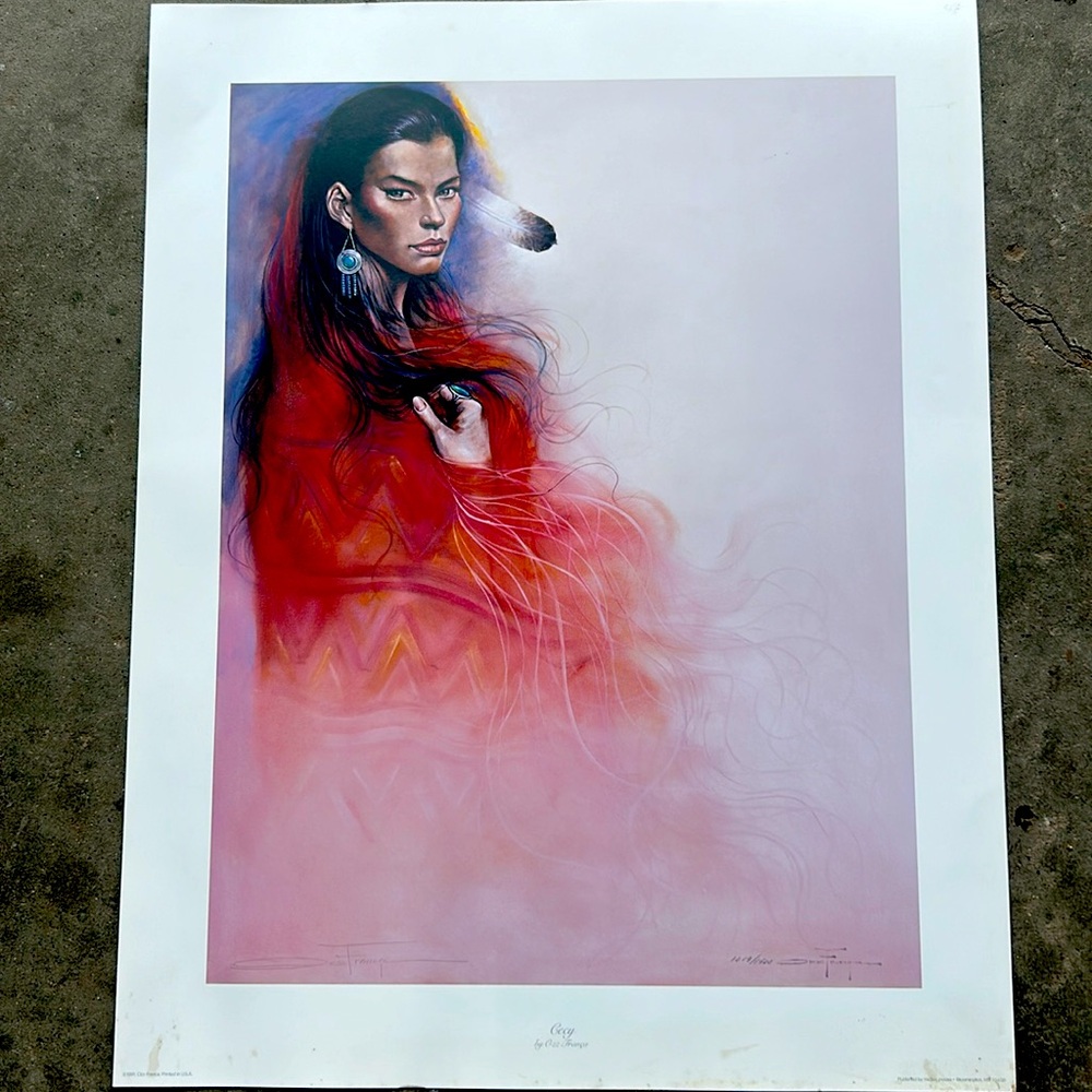 Signed Cecy by Ozz Franca